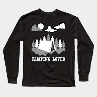 Camping lover Shirt Design Long Sleeve T-Shirt